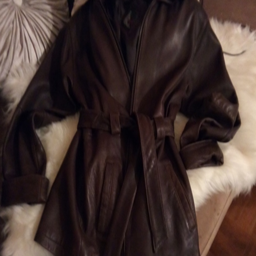 Napa leather coat